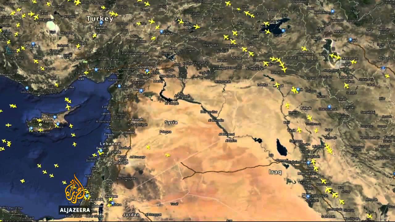 Airlines assess risks above war zones