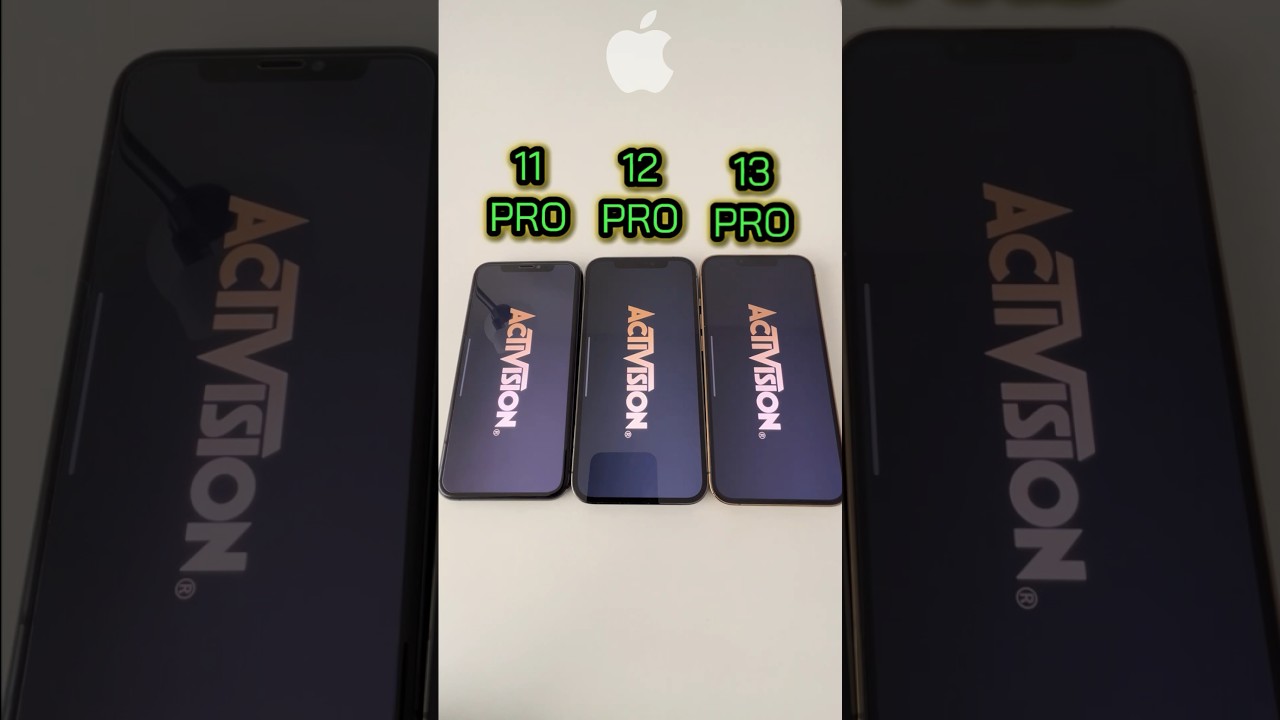 iPhone 11 Pro VS 12 Pro VS 13 Pro Call Of Duty Test
