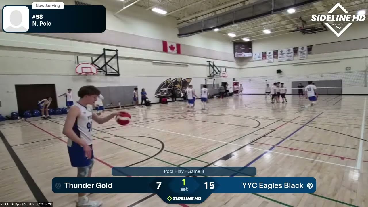 U15 Boys Premier 1 - YYC Eagles Black vs Thunder Gold (2-0)