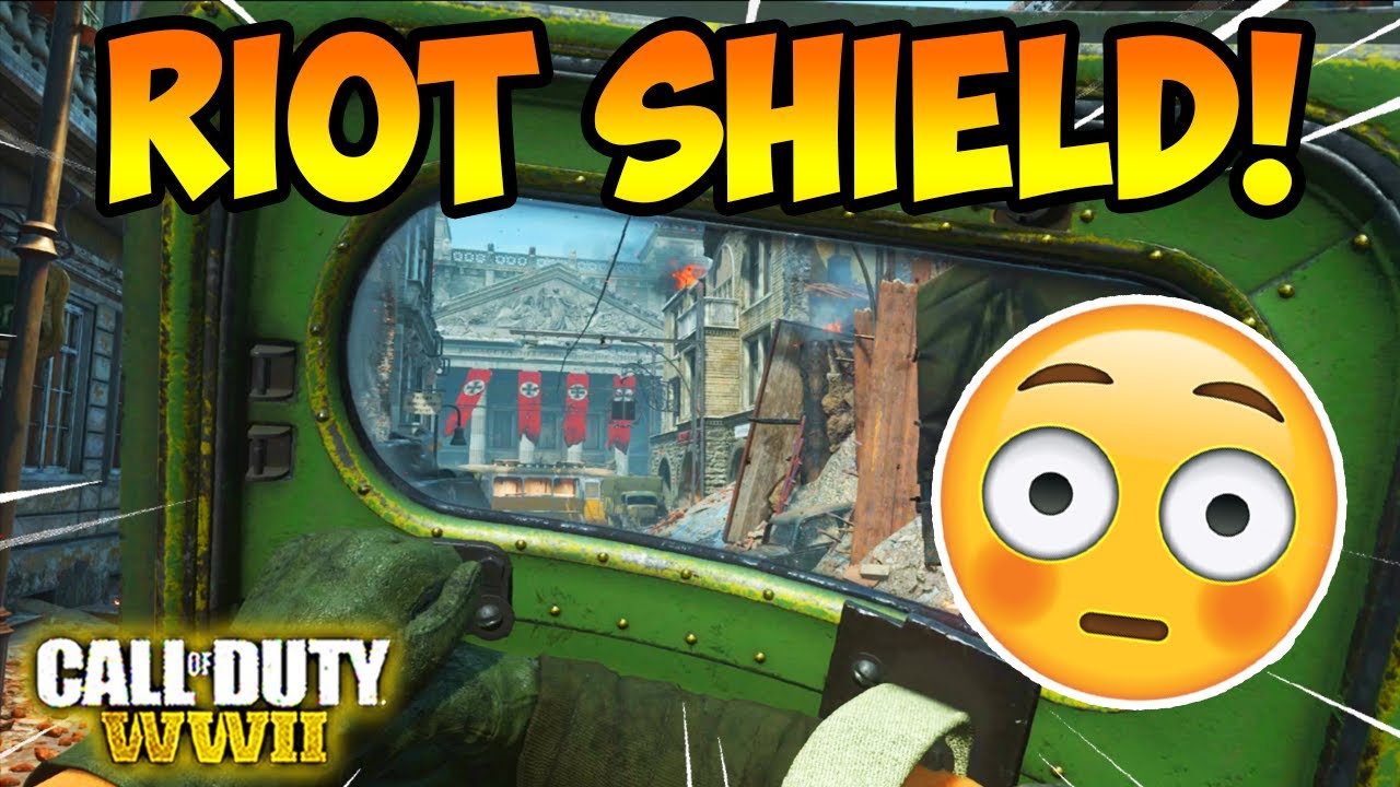 Я использовал щит Riot в COD WW2... (кавалерийский щит — лучшая настройка класса)