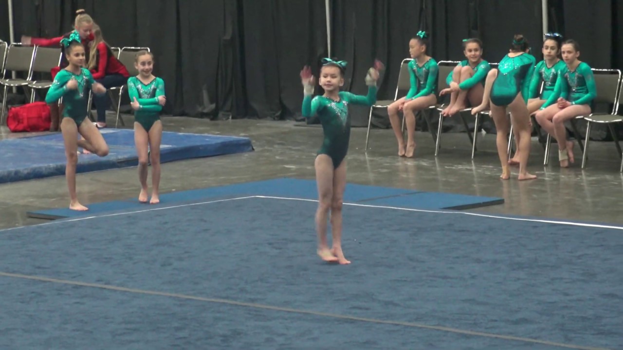 Level 6 Floor Routine Gymnastics| Bella Lim | 2018 Christmas on the Chesapeake