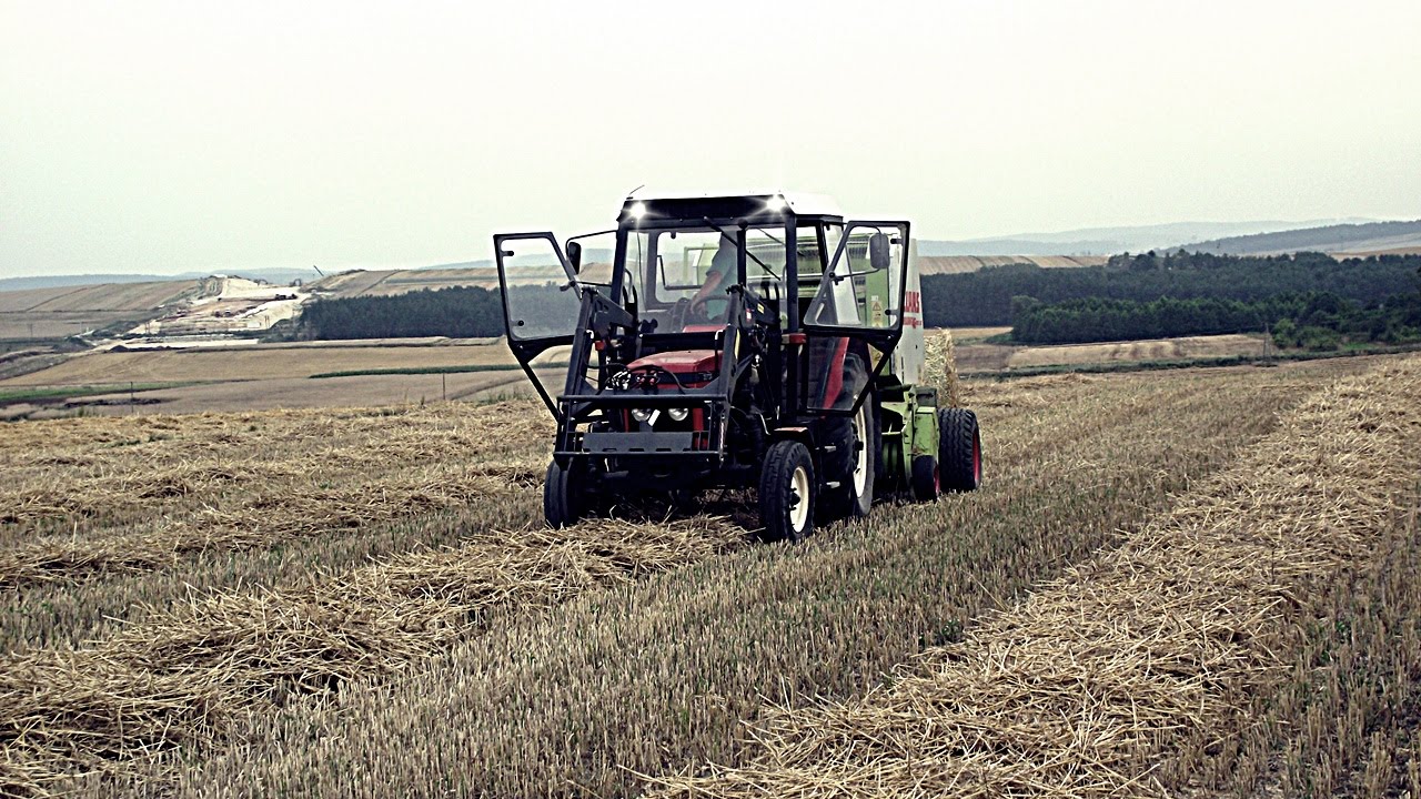 Prasowanie i zbieranie słomy 2016 | Zetor 7211+tur Claas rollant 46 rotocut Ursus C330|