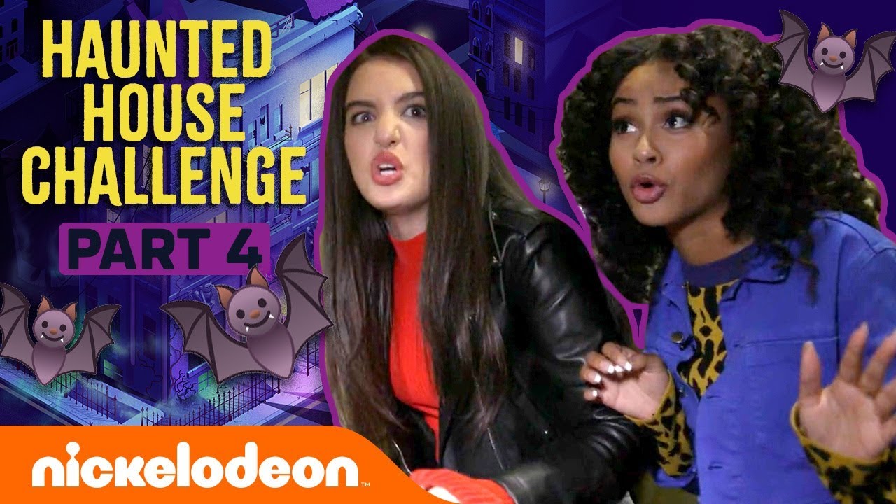 Will Daniella & Lilimar ESCAPE?? ⏰Haunted House Challenge Pt. 4 | Nick
