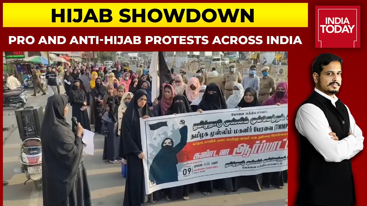 Showdown Over Hijab Row Intensifies With Pro And Anti-Hijab Protests Across Country | 5 Live