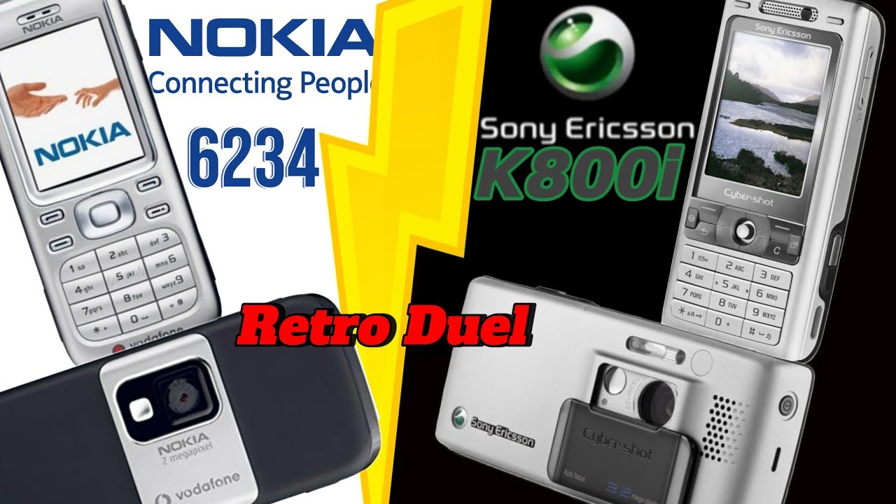 Retro duel Nokia 6234 VS Sony Ericsson K800i - Těžké váhy v akci