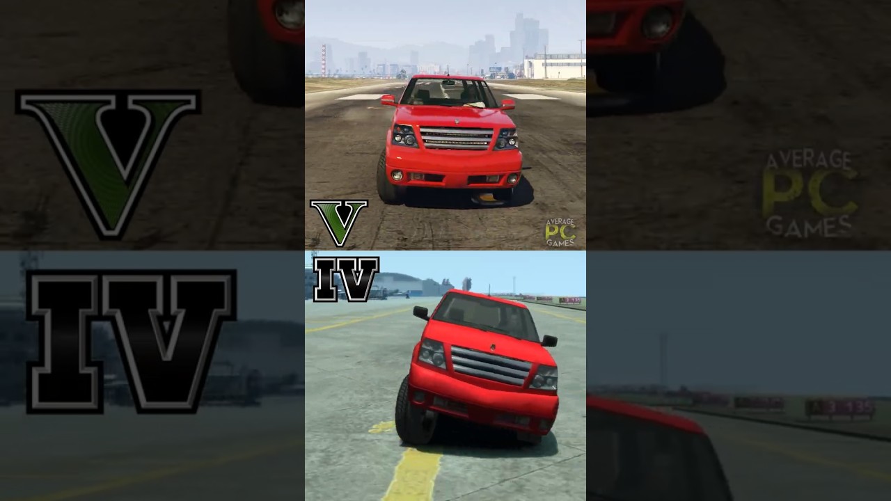 GTA 4 vs GTA 5 - Game Physics Comparison