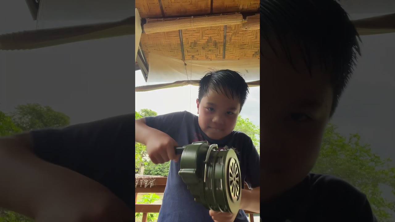 Hand crank air raid siren bought from Shopee #airraidsirens #civildefense #airraidsiren #sirens