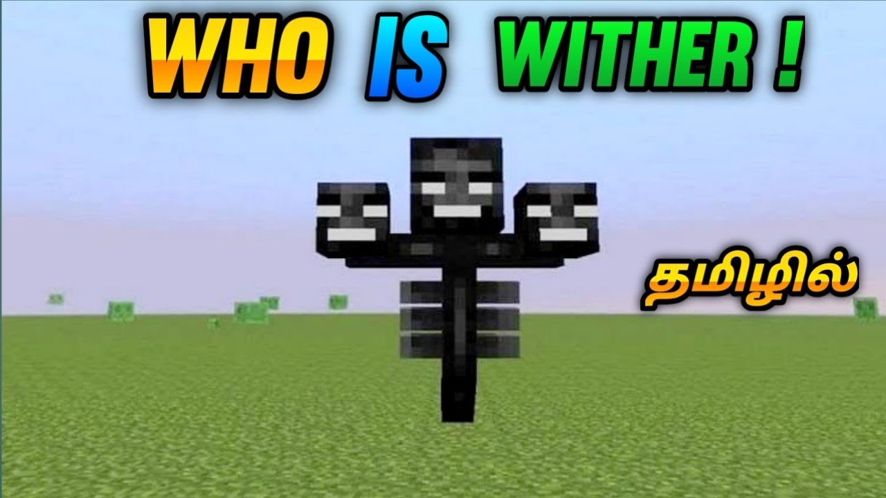 Who Is Wither In Minecraft Tamil | Story Wither Boss In Minecraft | Tamil | George Gaming |