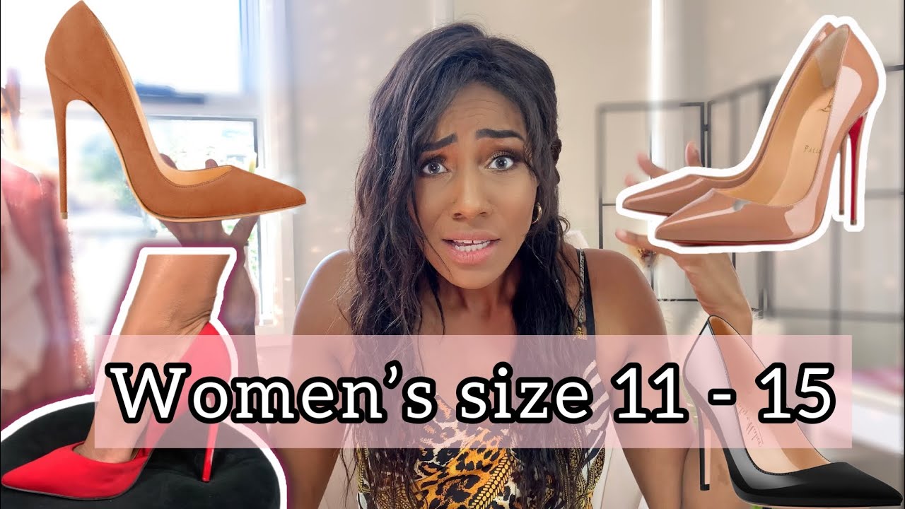 Best Pumps for Women’s Size 11 and Up to US 15!!! Shoe Try On Haul