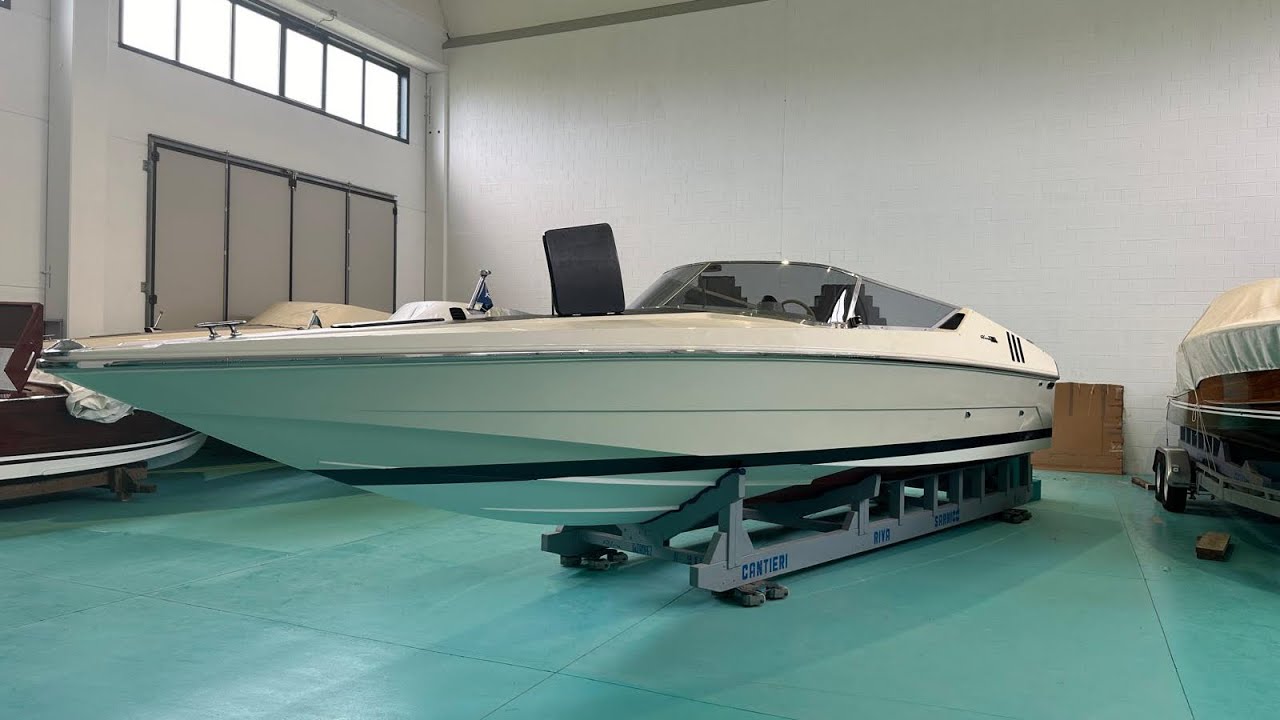 Riva St Tropez Boat, Review from outside, Build #218, like new, COLLECTORS boat on SALE