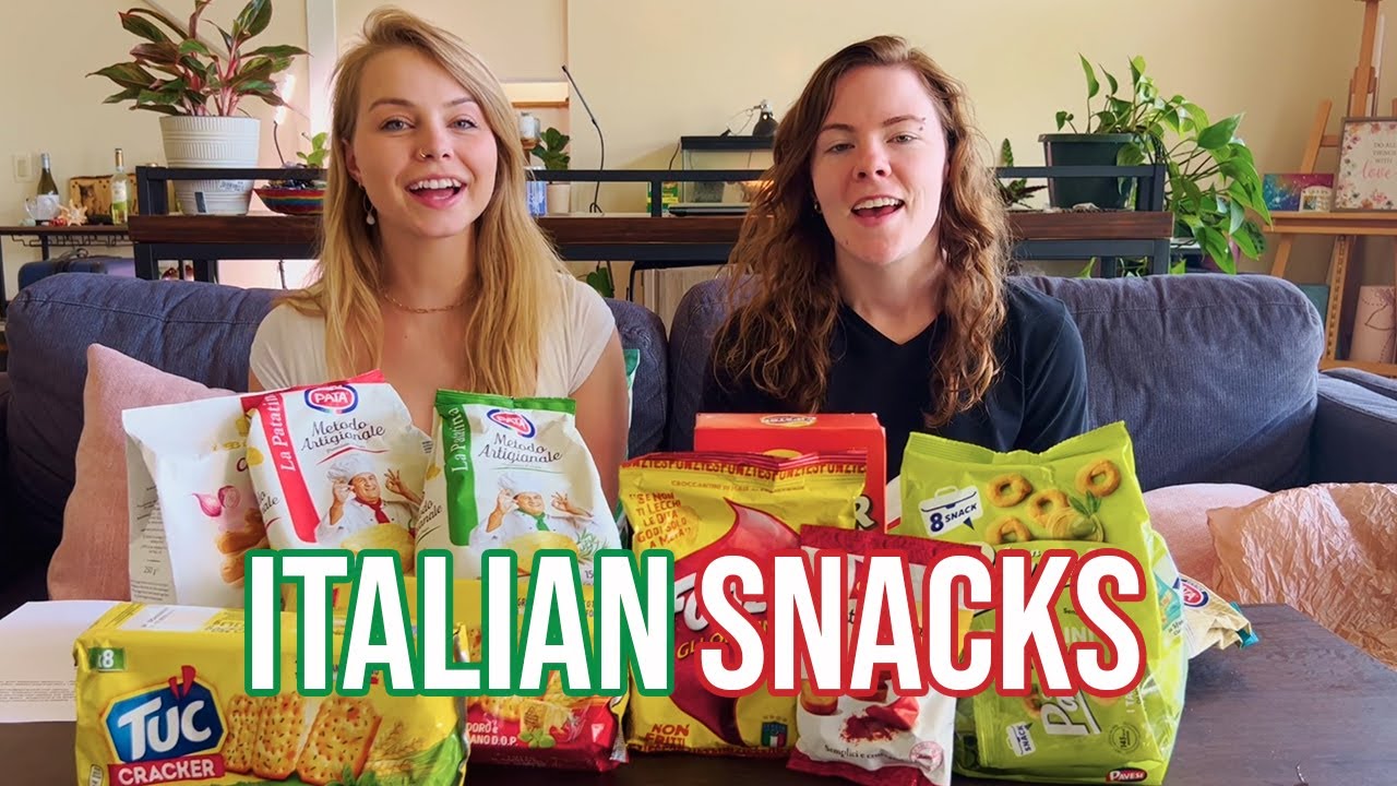 Taste Testing REAL Italian Snacks! Pt. 01 - Hailee And Kendra