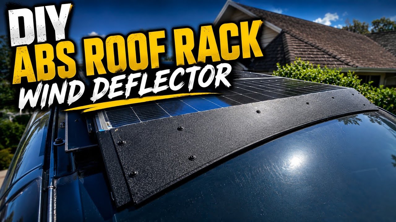 DIY $50 ABS Roof Rack Wind Deflector