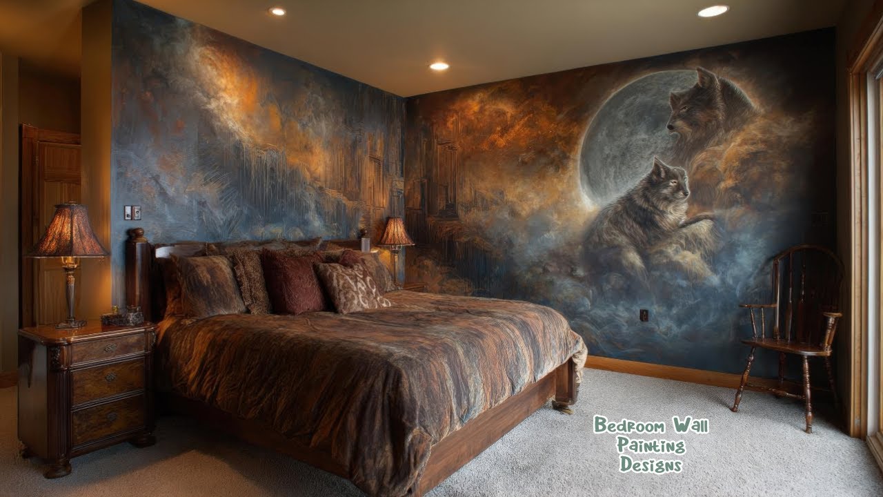 WALL Painting Designs to REVAMP Your Bedroom! | Bedroom Wall Painting Designs