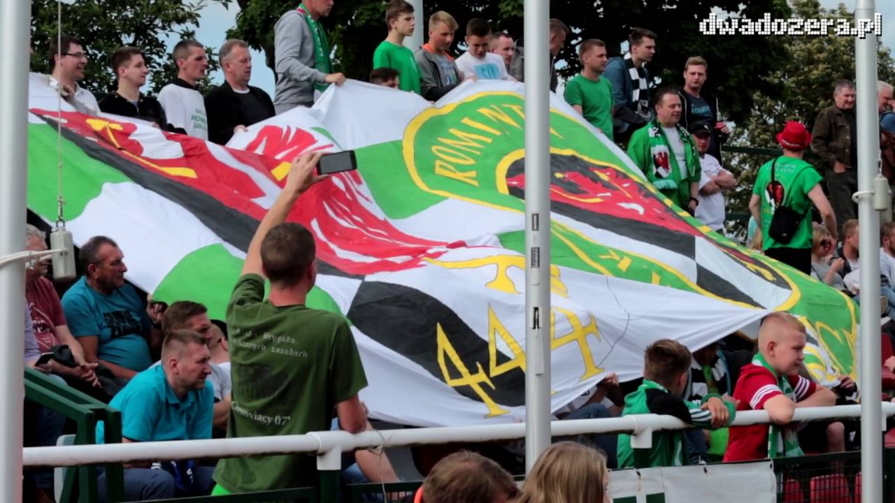 Oprawa kibiców Rominty na finale WPP | Rominta Gołdap - Tęcza Biskupiec 3:1 (26.05.2016r.)