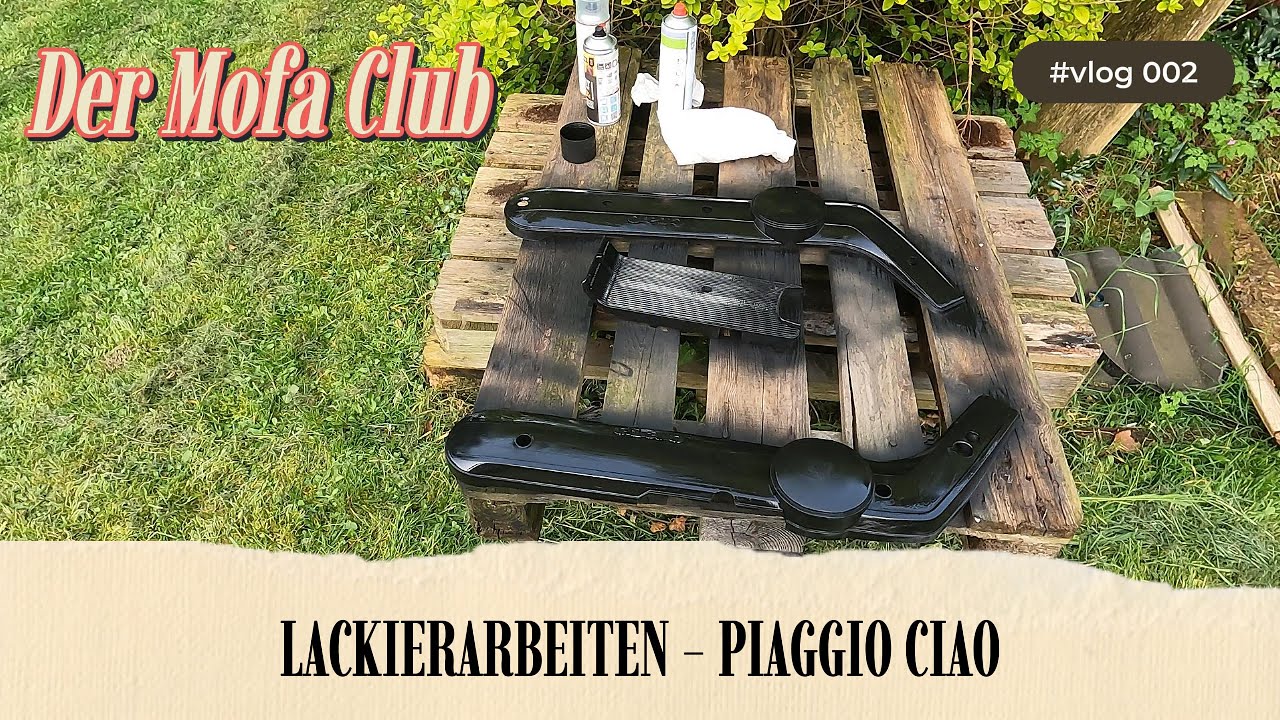 Der Mofa Club - Lackierarbeiten an der Piaggio Ciao