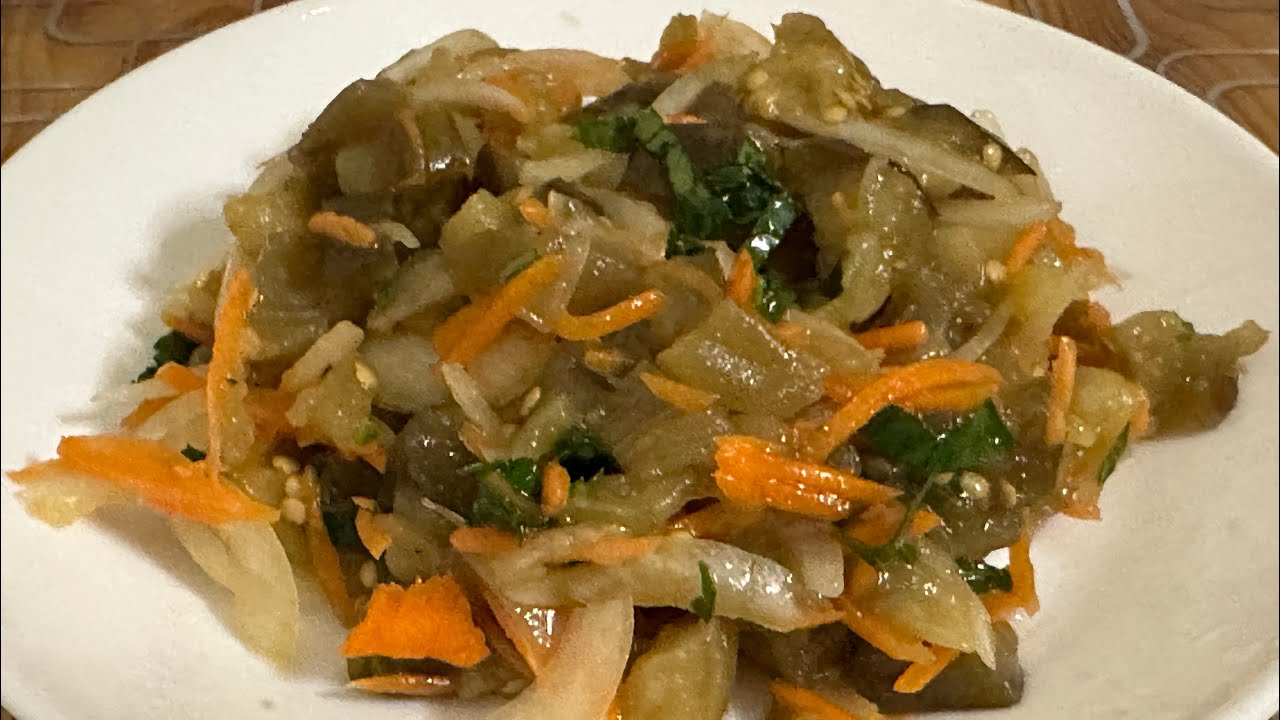 Быстрая Закуска Из Баклажанов Из Простых Продуктов