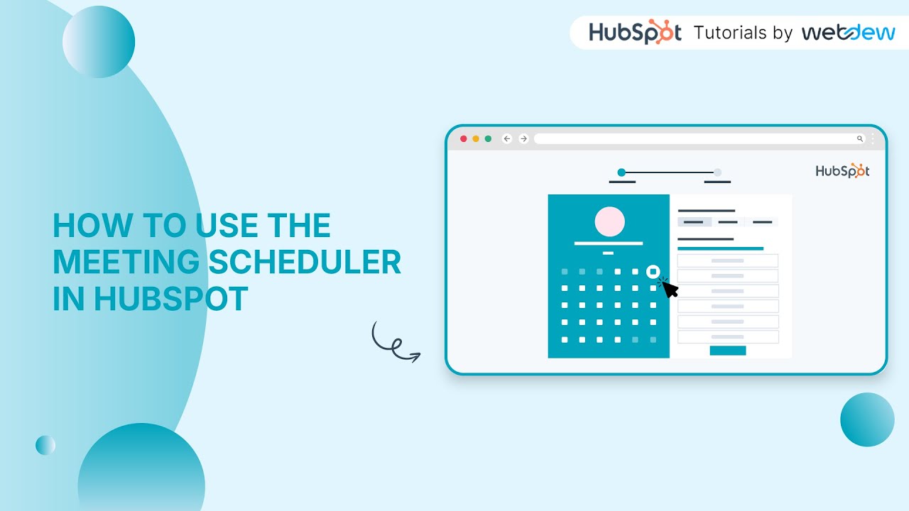 How to use the meeting scheduler in HubSpot