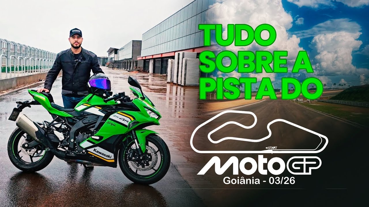 COMO FICOU? Dei uma volta na NOVA PISTA de Goiânia para a MotoGP! (Asfalto incrível)