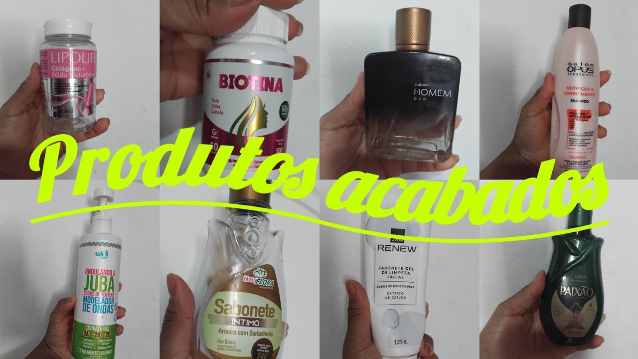 Produtos acabados mês de setembro.
