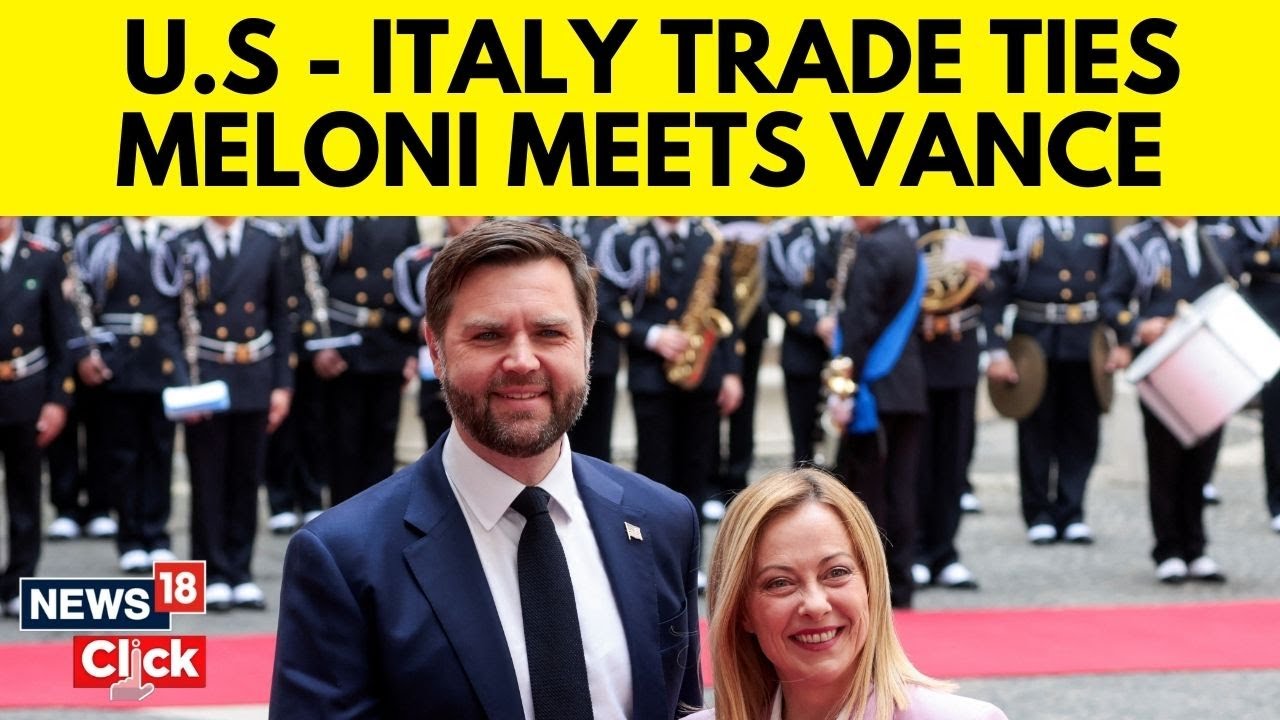 Italian Prime Minister, Giorgia Meloni Meets US Vice President JD Vance In Rome | US-Italy Ties