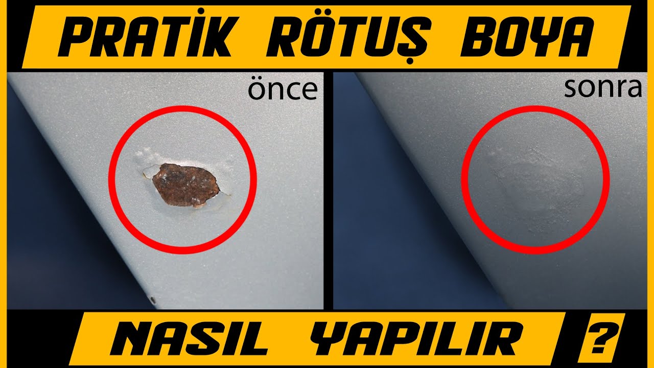 R&Ouml;TUŞ BOYASI NASIL YAPILIR / &Ccedil;İZİK BOYAMA / r&ouml;tuş boyası nasıl yapılır / &ccedil;izik giderme /