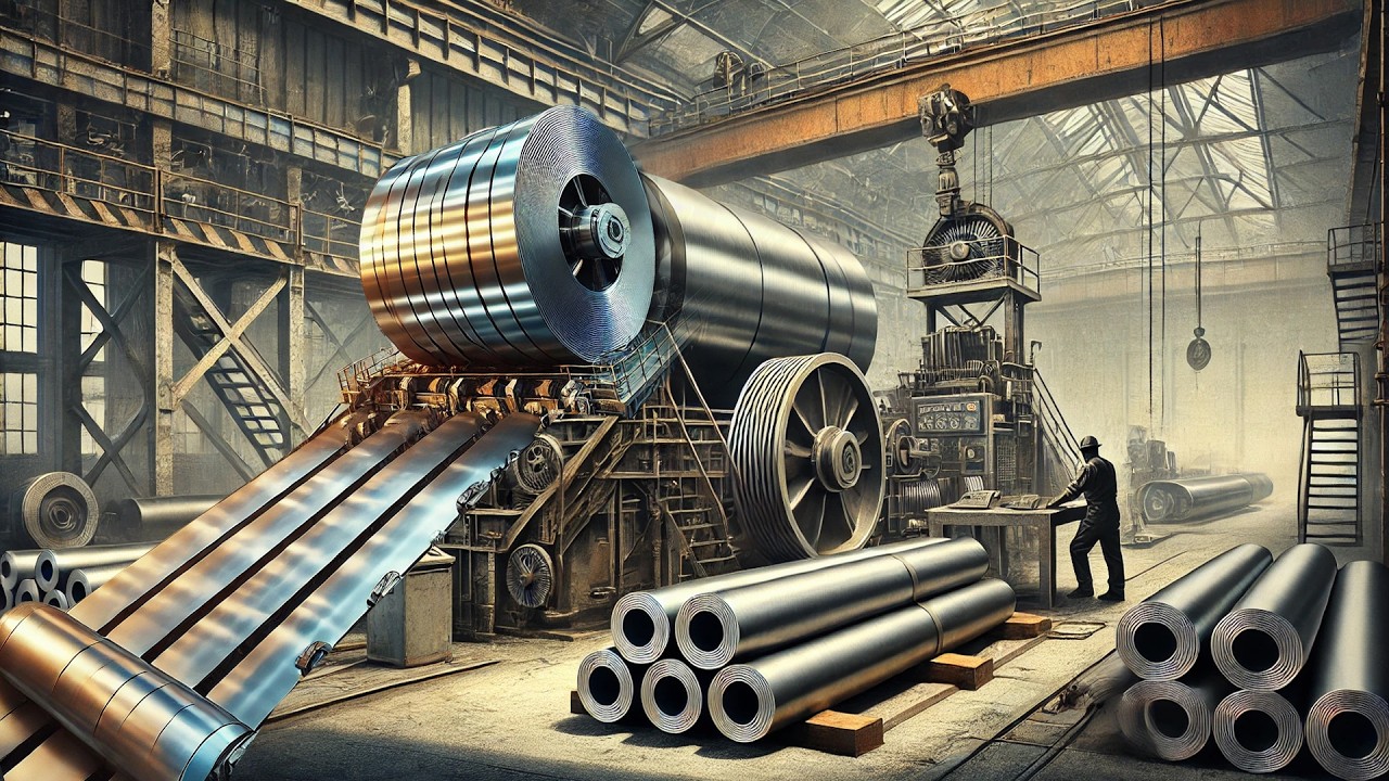 Stainless Steel Pipes Are Made Like THIS? The Most Advanced Factory Process | Steel Pipes Production