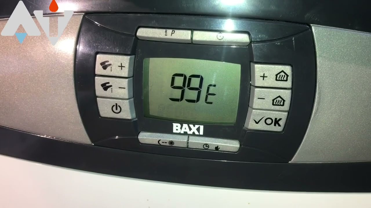 Ошибка 99E - Baxi ; как устранить?