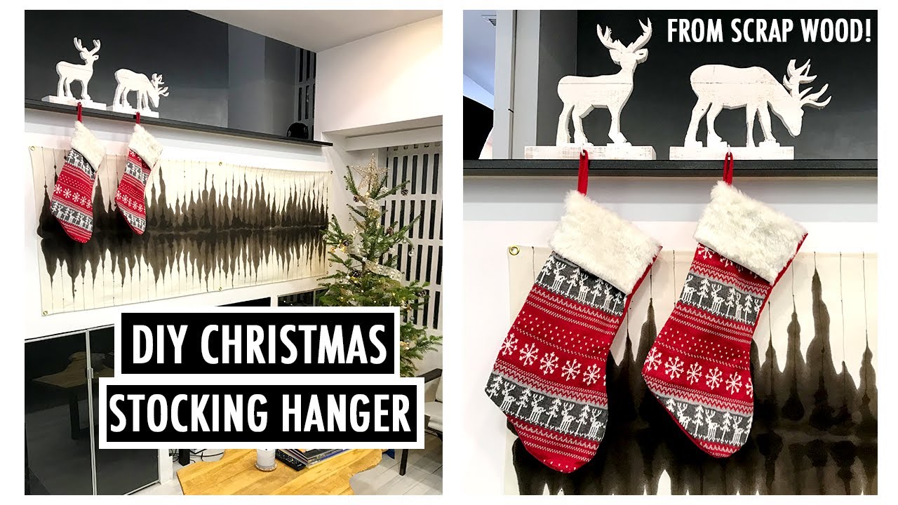 Christmas Stocking Hanger | DIY Christmas Decorations Ideas Recycled