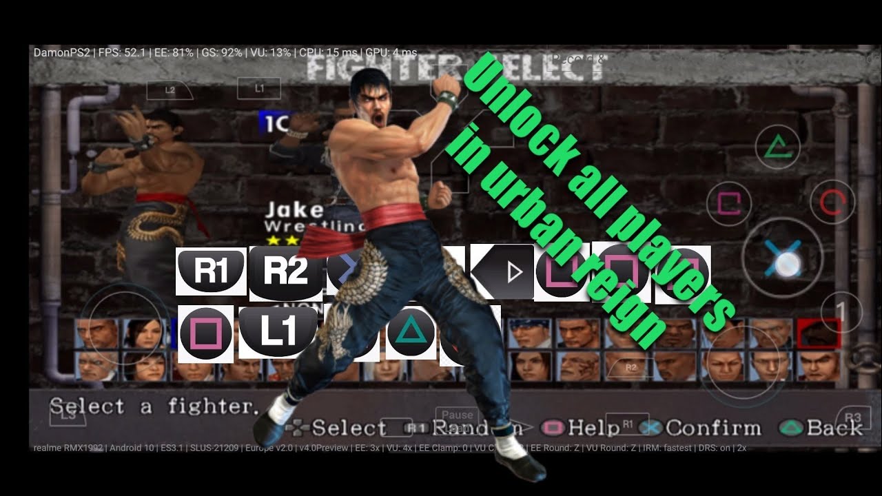 How to unlock all characters player Urban reign