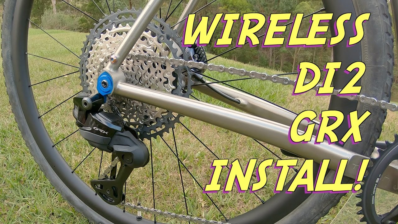 INSTALLING WIRELESS GRX Di2 ON MY TITANIUM GRAVEL BIKE!
