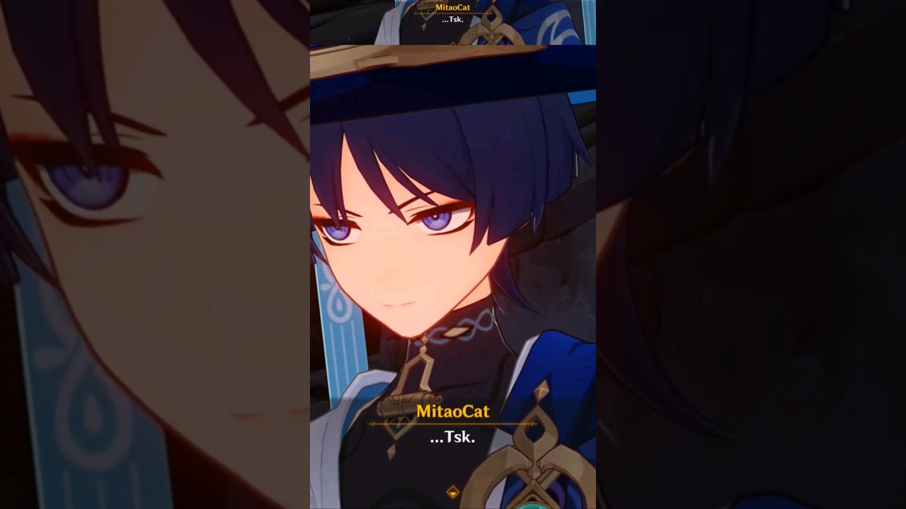 Scaramouche/Wanderer can't refuse what Nahida told him #shorts #genshinimpact #genshinshorts #short