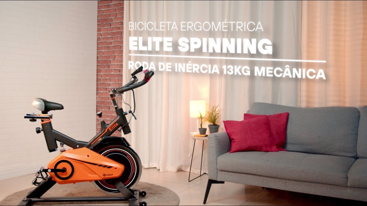 Montagem | Bicicleta Spinning Mec&acirc;nica Gallant Elite Roda 13KG GSB13HBTA-PT