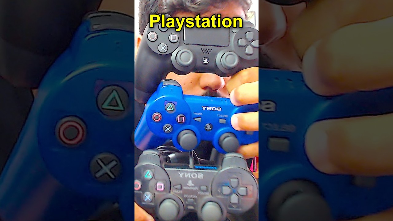 A EVOLU&Ccedil;&Atilde;O dos CONTROLES do PLAYSTATION (1994 - 2023)