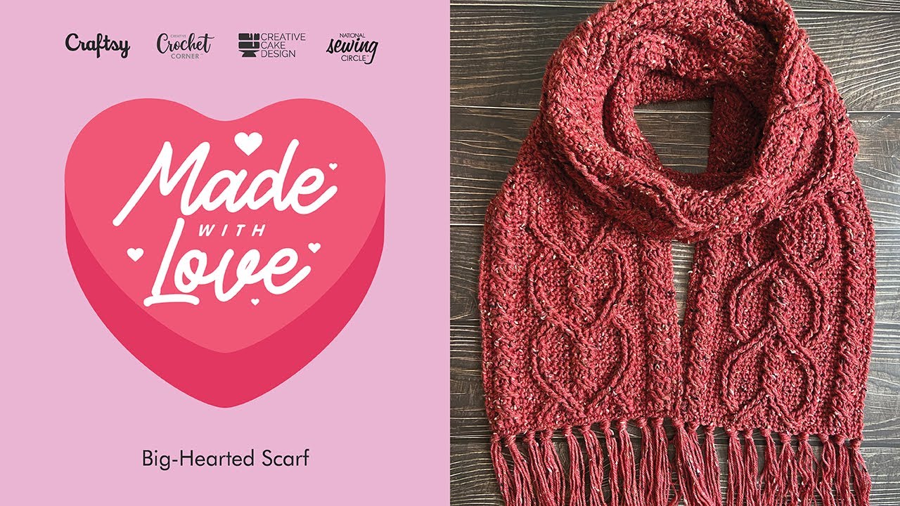 Big-Hearted Crochet Scarf  | LIVE Tutorial with Brenda K.B. Anderson