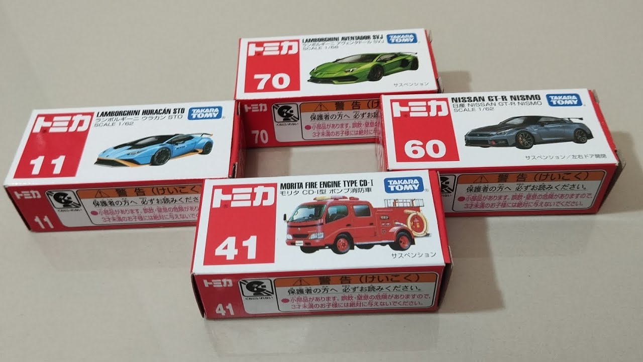 Unboxing ASMR Box Maching With Tomica