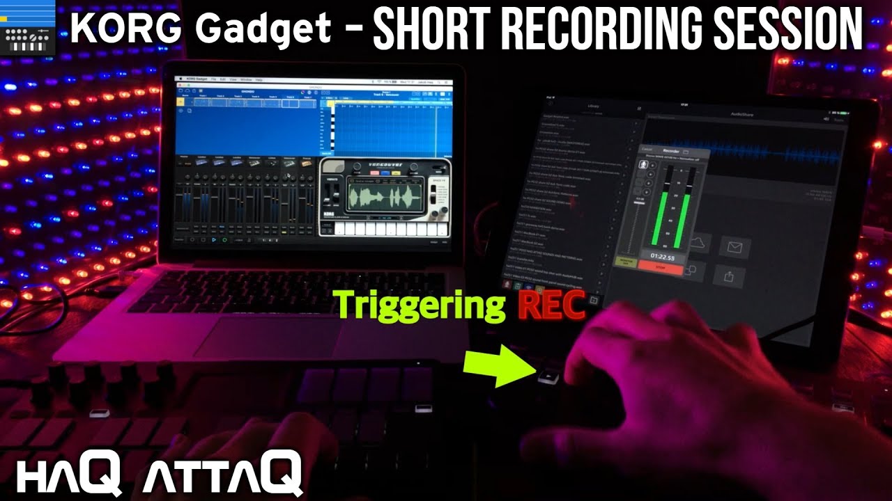 Fun with KORG Gadget Vancouver & KORG MIDI controllers │ Track DEMO - haQ attaQ