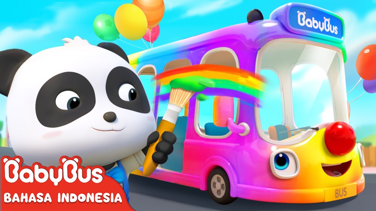 Warna Bus Kecil di Mana🚌 | Belajar Warna-warna | Lagu Anak-anak | BabyBus Bahasa Indonesia