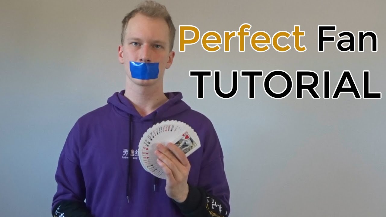 How to Fan Cards Perfectly like a Magician ● Fan Tutorial