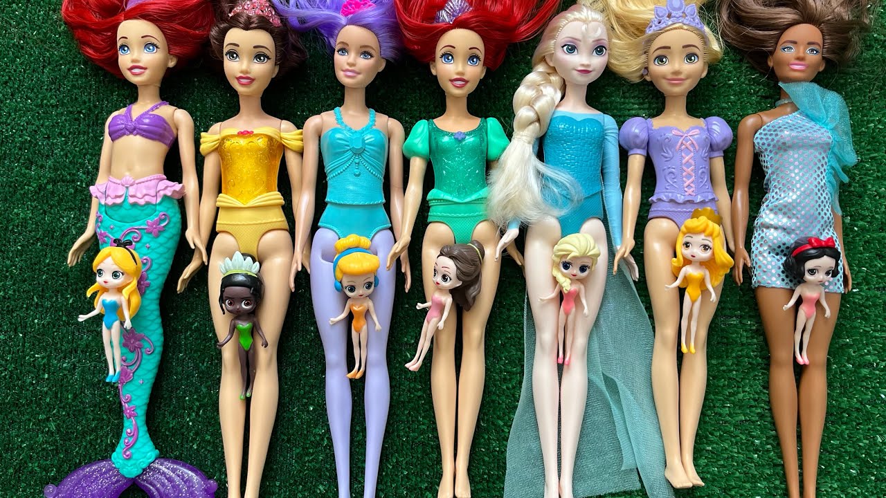 Which Disney Princess Are You ~Doll Review Collection DIY Miniature Ideas for Barbie DIY ASMR Video
