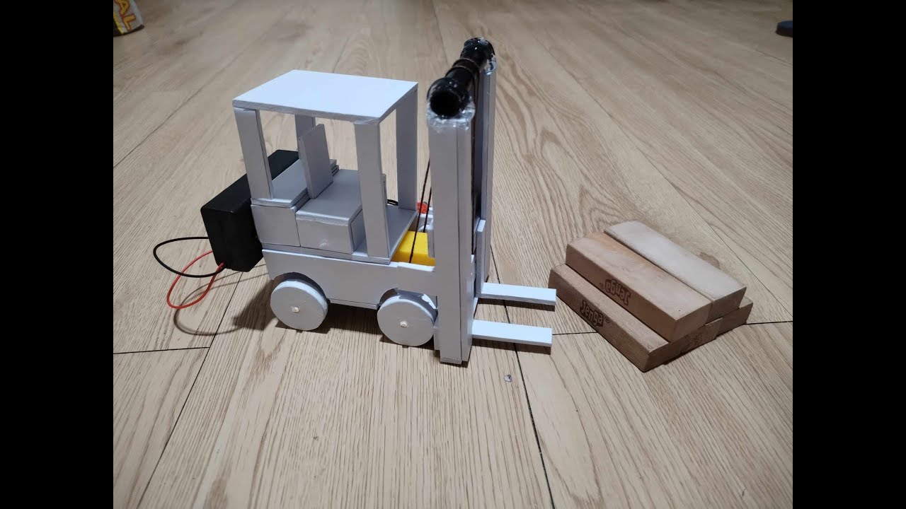 How to Make a Forklift from Cardboard