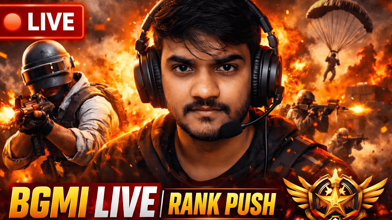 BGMI LIVE PC ULTIMATE RANK PUSH