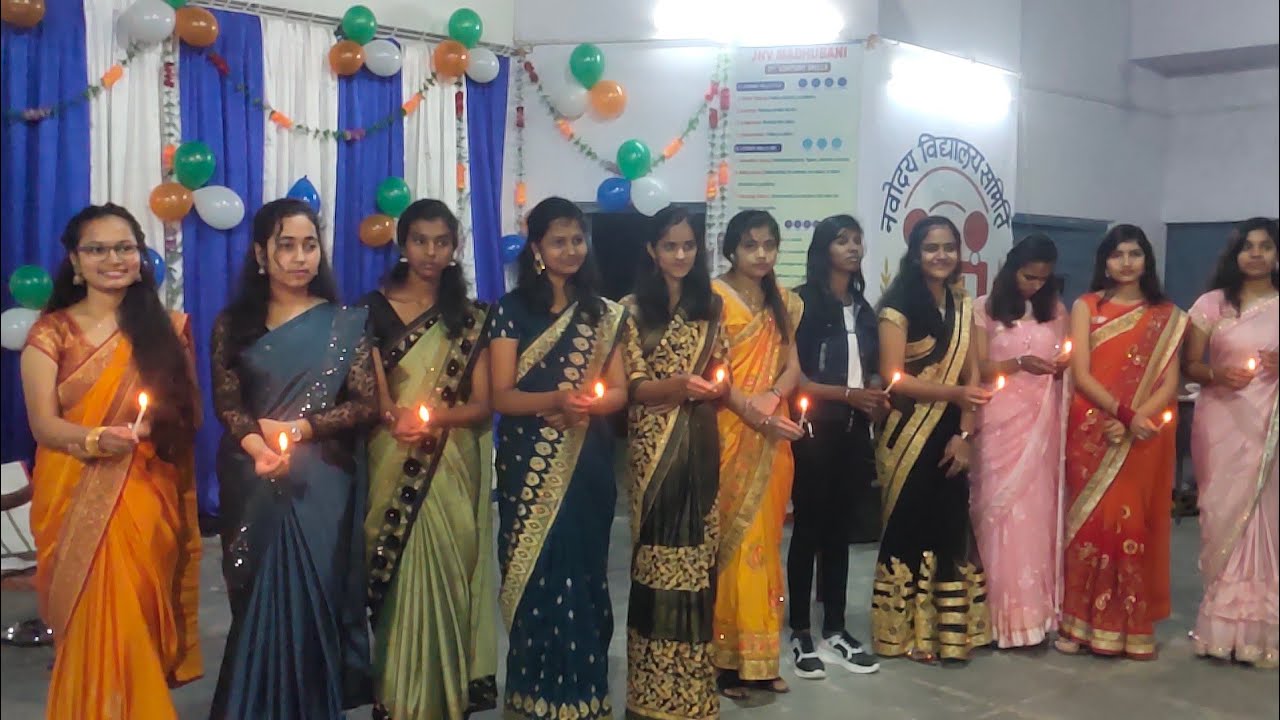 Farewell Day for class xii students 2023. JNV Madhubani.