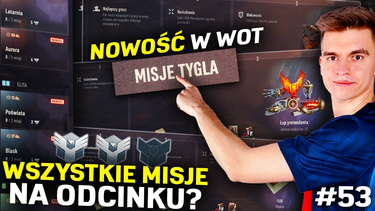 TYGIEL, CZYLI MISJE KT&Oacute;RE ZROBISZ W JEDEN DZIEŃ? - NOWE KONTO W WOT 2025 #53