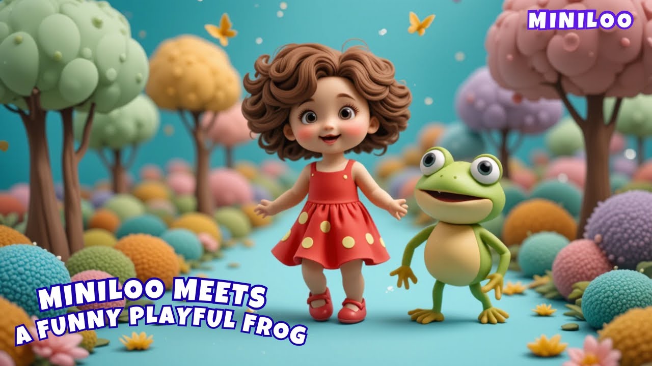 Pond Adventure Song 🐸🌞 | Miniloo Kids Rhyme with Minilo , Pope & Topo