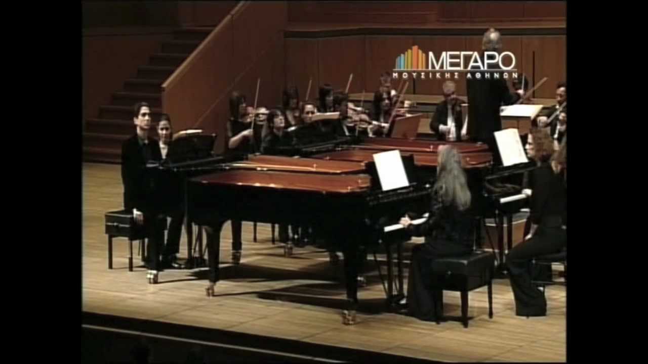 Argerich, Kapelis, Mogilevsky, Maisky:  Bach, Concerto for 4 Keyboards BWV 1065