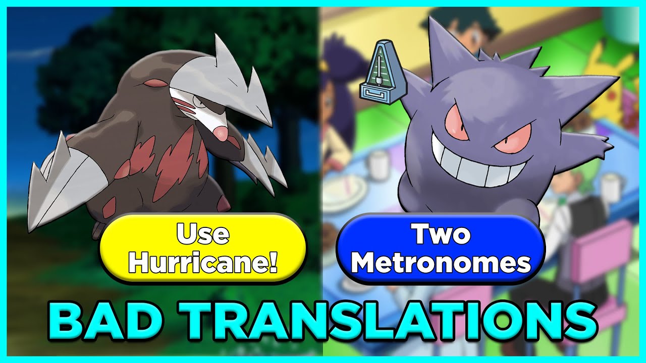 Mistranslations and Terrible Names in Pokemon