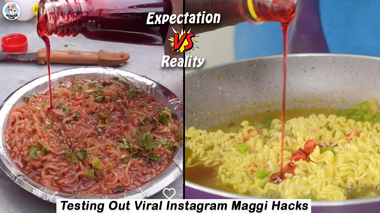 Testing Out Viral Food Hacks | Testing Instagram Maggi Hacks | Testing Hacks Sent By Subscribers |