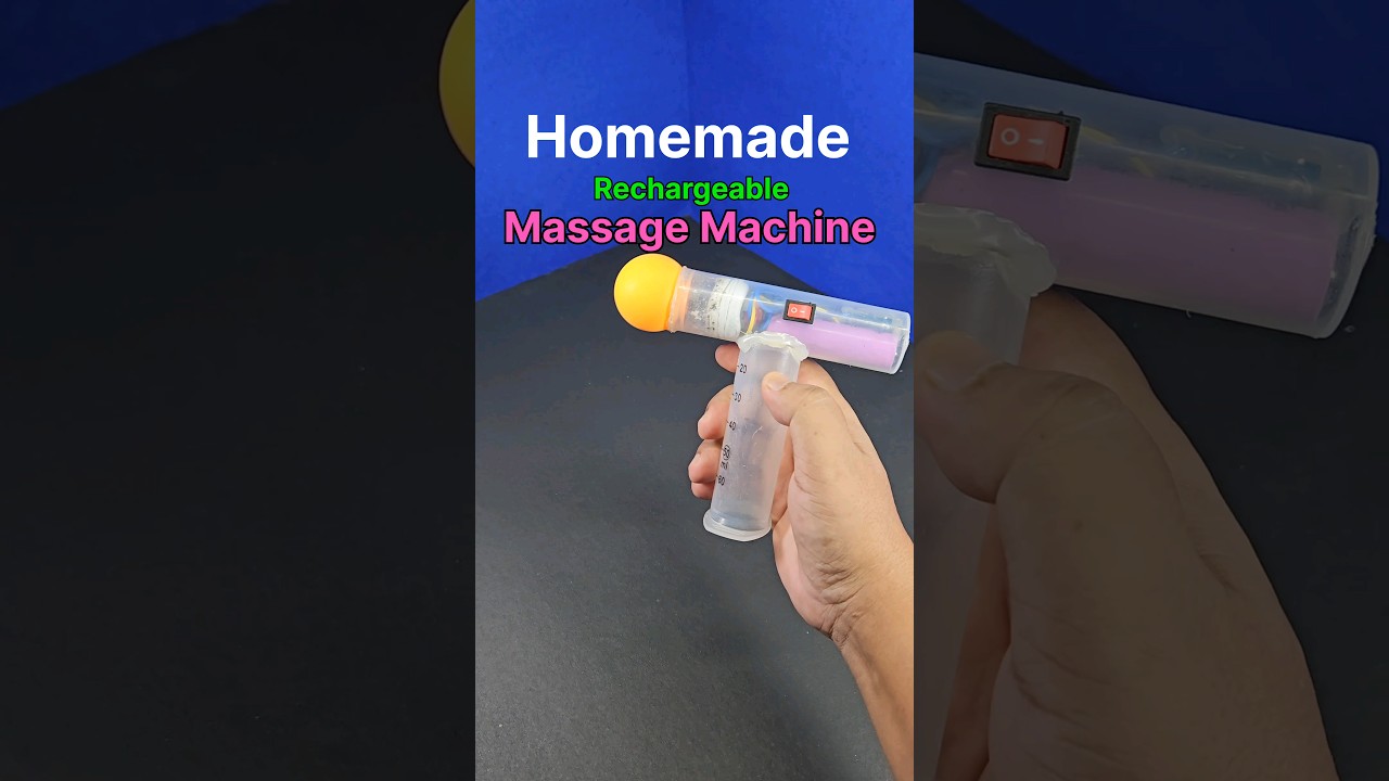 Homemade Rechargeable Massage Machine 🤔🤩🫡 #diy #shorts #ytshorts
