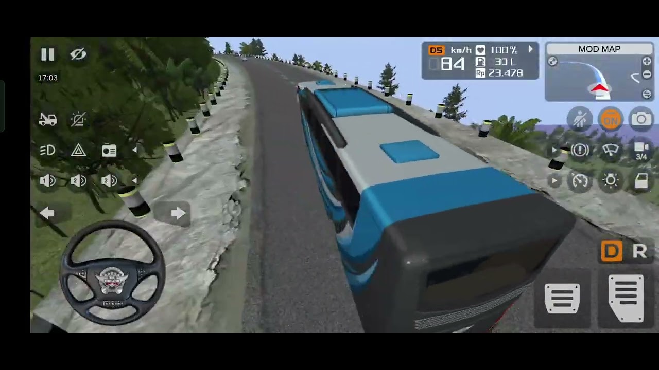 Dangerous Ghat Roads Drive 😱 | Bus Simulator Indonesia || @simplayara 