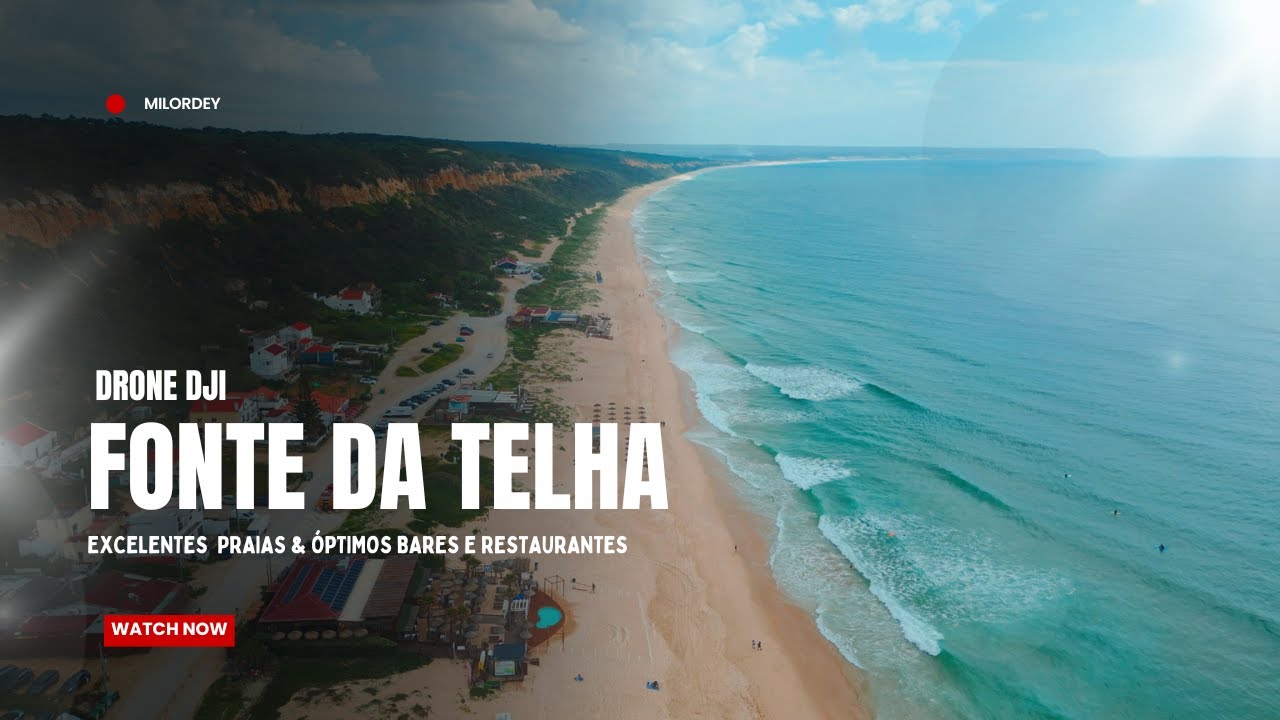 Fonte da Telha Vista do Céu | Praia, Floresta e Surf